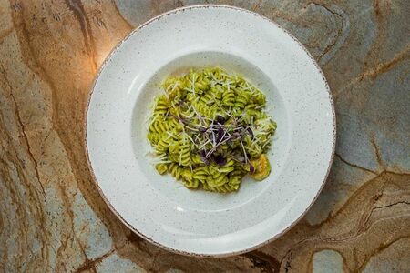 Фузилли с креветками