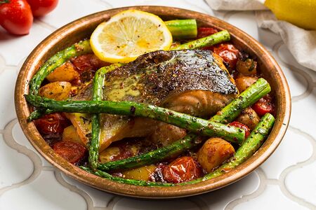 Лосось из печи