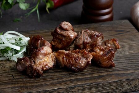 Шашлык из cвинoй мякоти