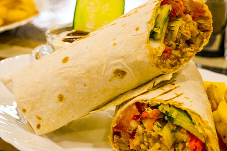 Куриная шаурма закрытая