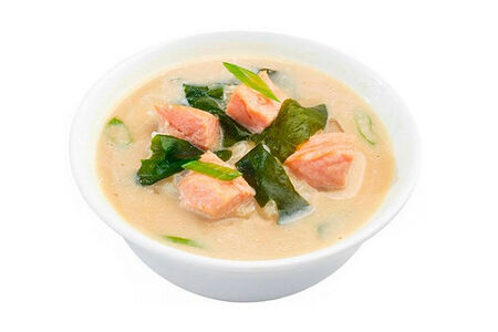 Сливочный с лососем суп