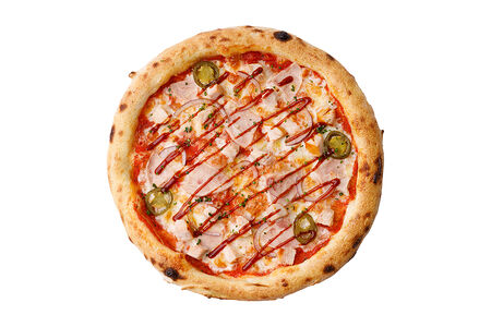 Пицца цыпленок барбекю