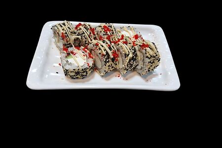 Ролл с крабом и авокадо