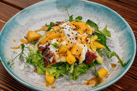 Салат с угрем