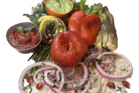 Овощи на углях