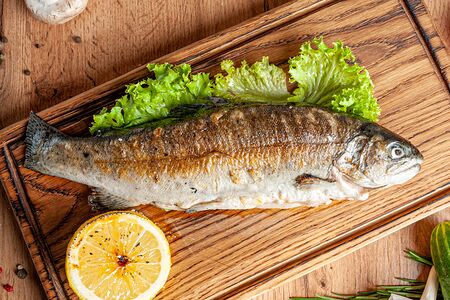 Форель на гриле