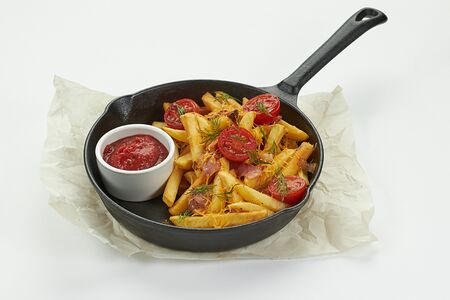 Вилкой по сковородке