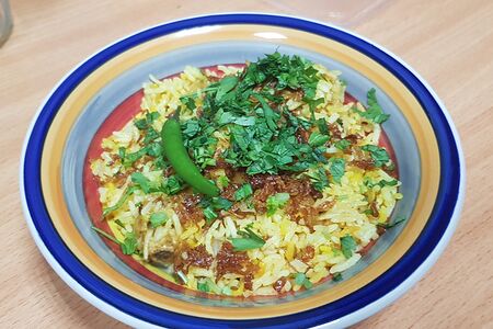 Чикен бирьяни