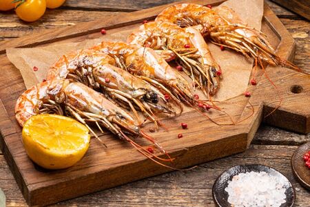 Креветки на углях