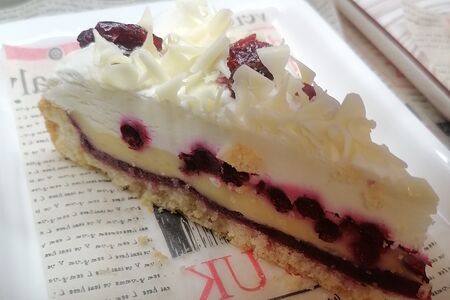 Брусничный пирог