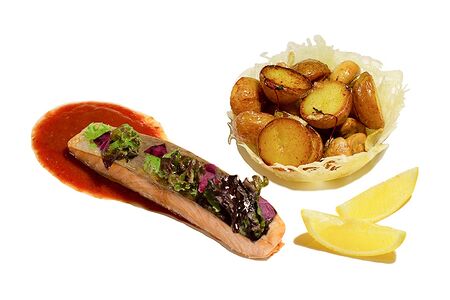 Стейк из лосося