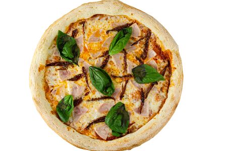 Пицца Ветчина с вялеными помидорами S