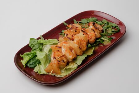 Креветки гриль