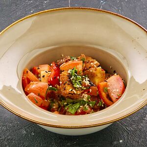 Салат с баклажанами