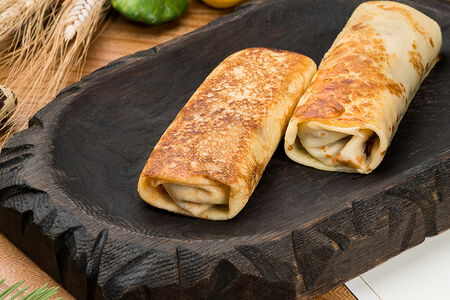 Блинчики с мясом