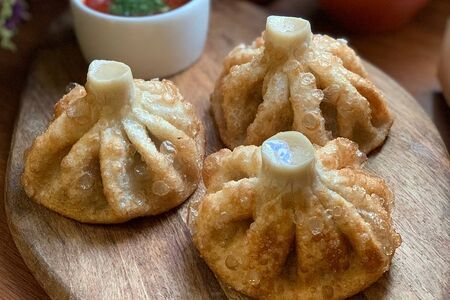 Жареные хинкали Баранина