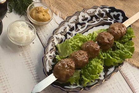 Люля-кебаб из барашка в жировой сетке