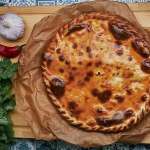 Пирог Кубдари с телятиной