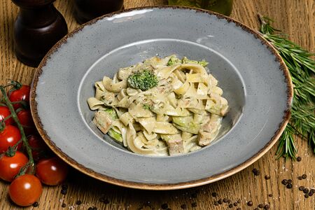 Паста Курица-брокколи