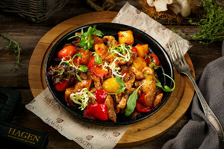 Жаренка из трех видов мяса