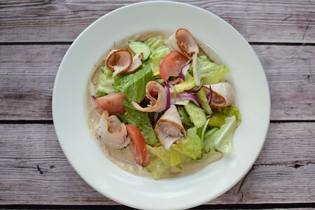 С копченой индейкой