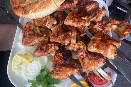 Шашлык куриных крыльев
