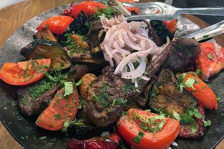 Садж с бараниной