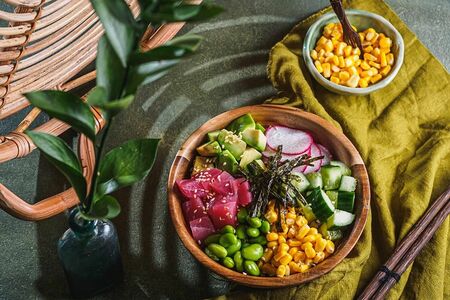 Тунец на киноа S