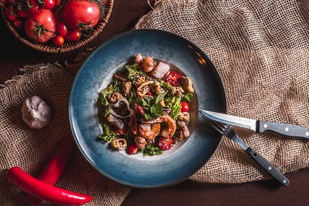 Салат с мореродуктами