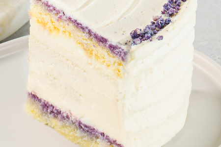 Лавандовый чизкейк порция