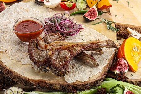 Шашлык из бараньей корейки