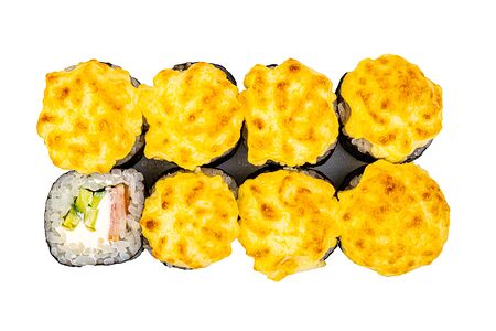 Запеченный ролл с беконом