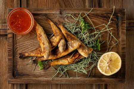 Барабуля жареная