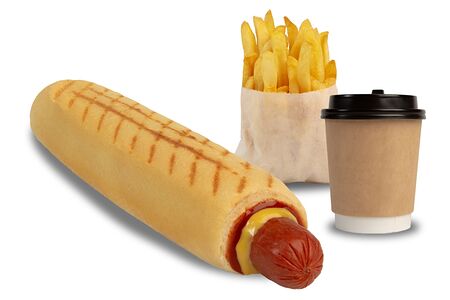 Френч-дог комбо с говяжьей колбаской