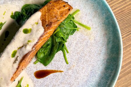 Стейк лосося