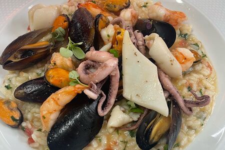 Ризотто с морепродуктами