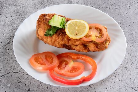 Минтай жареный