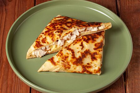 Блин с курицей и сыром