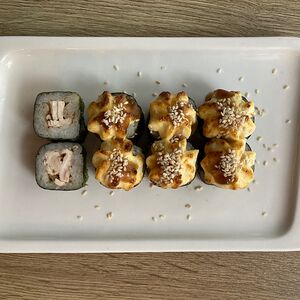 Запеченные маки с курицей