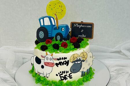 Торт Синий трактор
