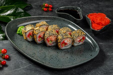 Креветка в темпуре острая