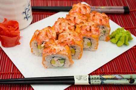 Запеченный ролл Аляска Special