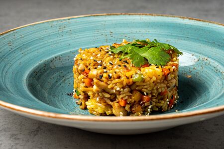 Тяхан с курицей