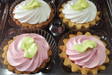 Пирожное песочное корзиночка Советская