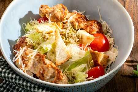 Цезаридзе с кебабом из цыпленка