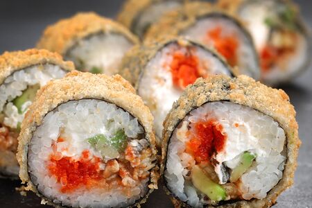 Терияки лосось в темпуре