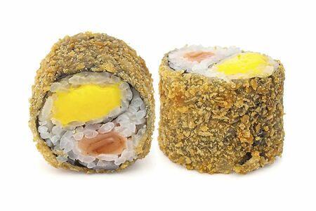 Темпура с лососем ролл