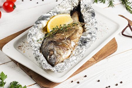 Дорада на гриле