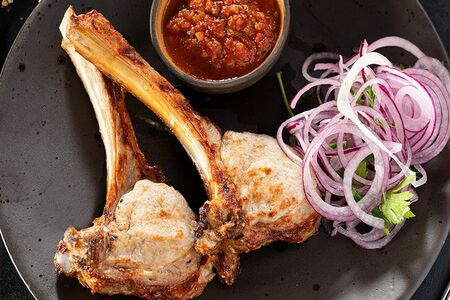 Шашлык из телячьей корейки