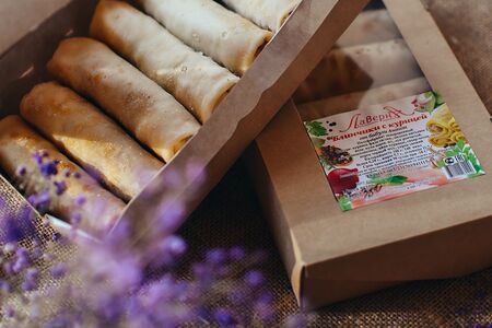 Блинчики с курицей